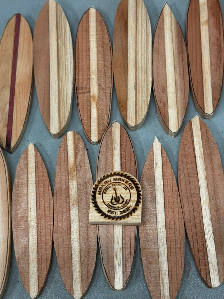 Mini Surfboard Magnets