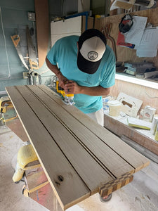 Decorative Hand Shaped Wood Surfboard