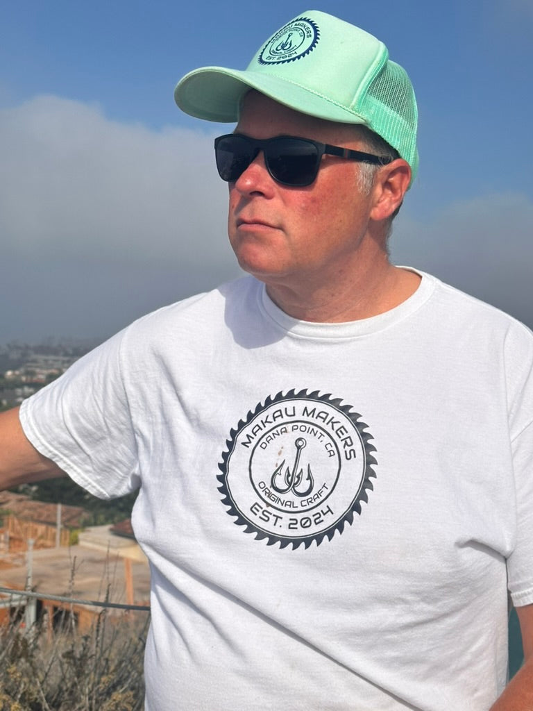 White Short Sleeve, Logo on front only