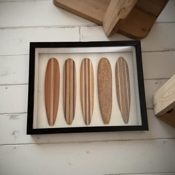 Mini Surfboard   Shadow Box