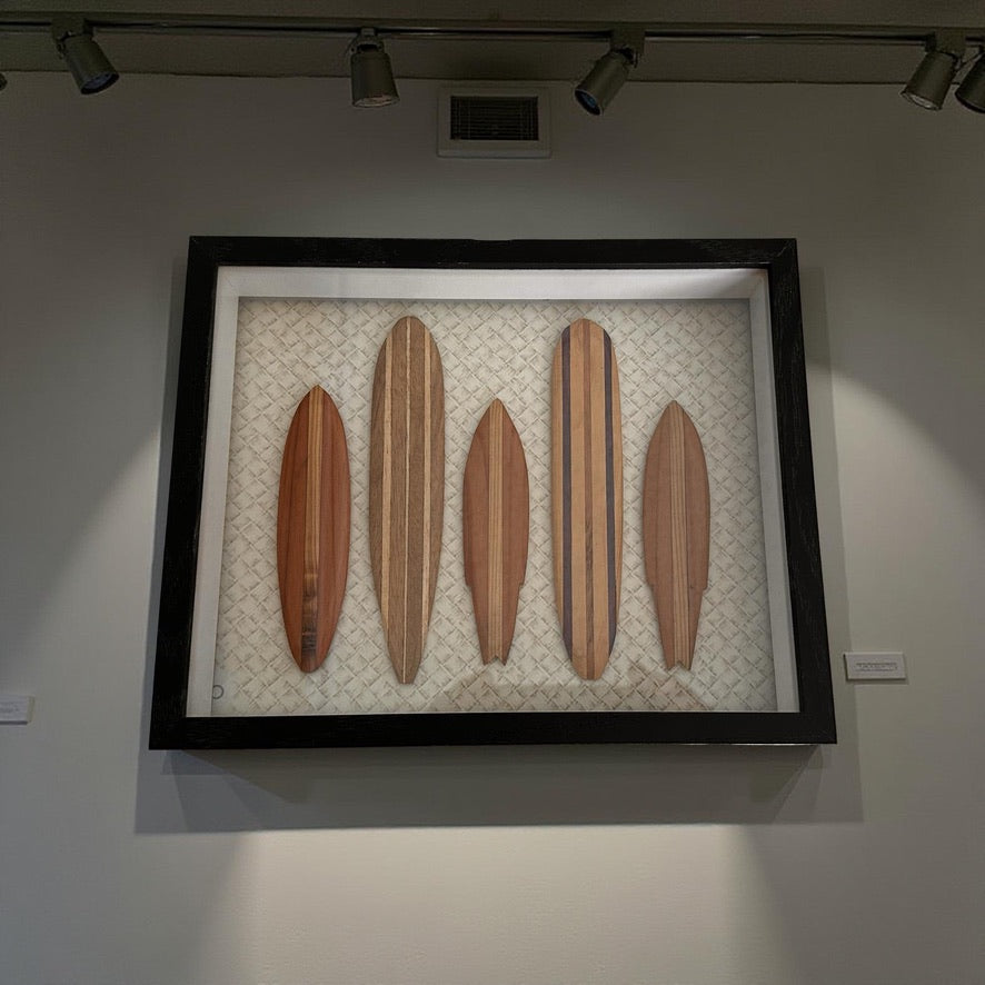 Mini Surfboard   Shadow Box