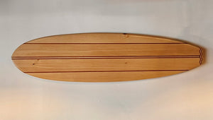 Decorative Hand Shaped Wood Surfboard