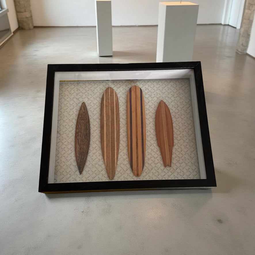 Mini Surfboard   Shadow Box