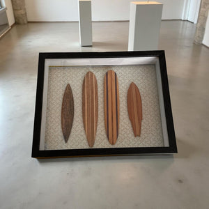 Mini Surfboard   Shadow Box