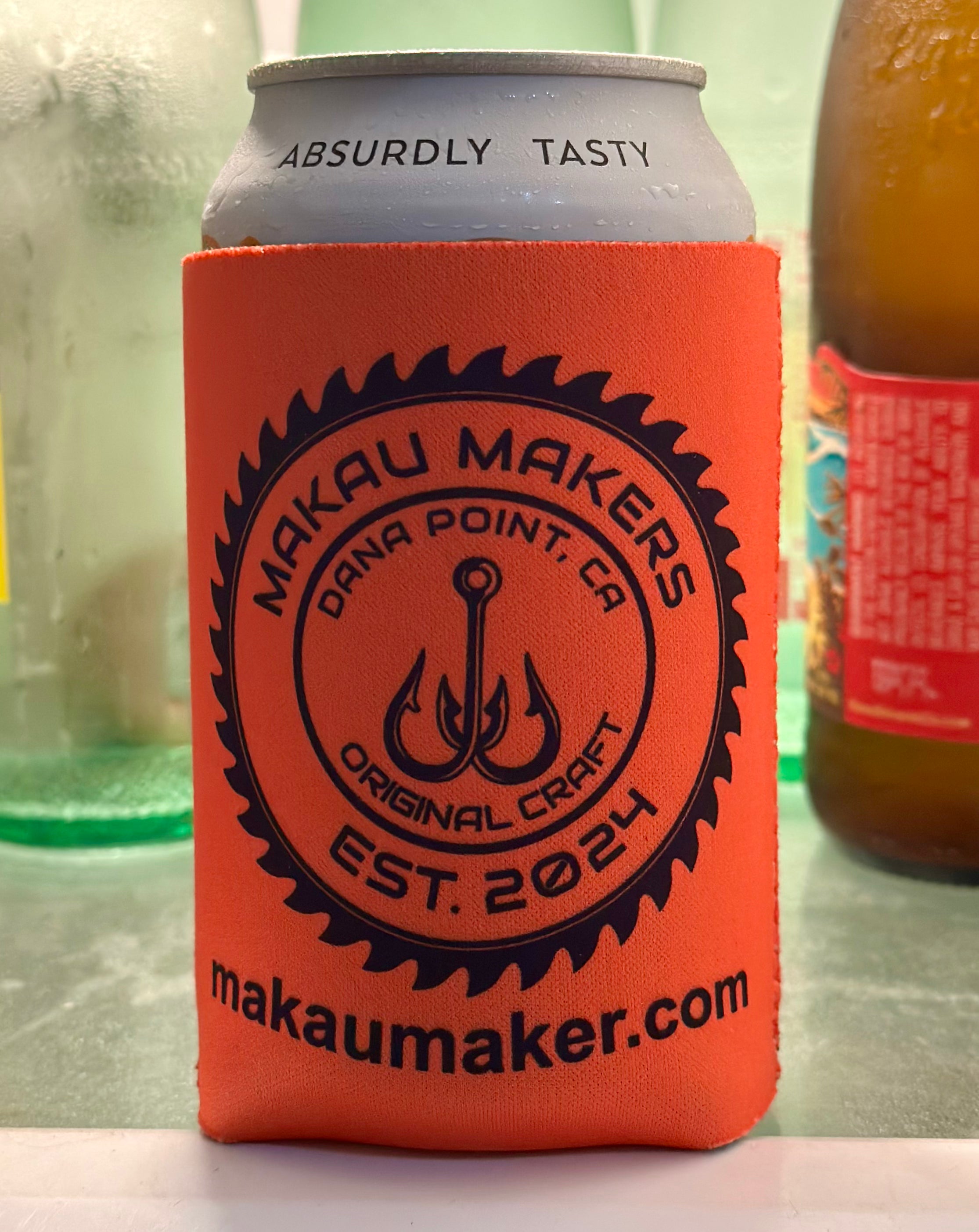 SAFETY ORANGE KOOZIE