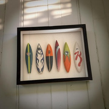 Mini Surfboard   Shadow Box