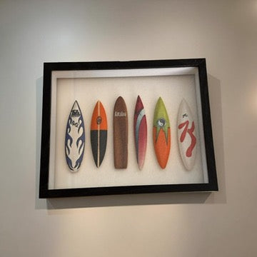 Mini Surfboard   Shadow Box