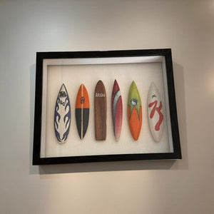 Mini Surfboard   Shadow Box