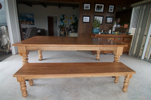 Chunky Legs Farmhouse Table