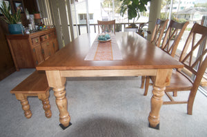 Chunky Legs Farmhouse Table