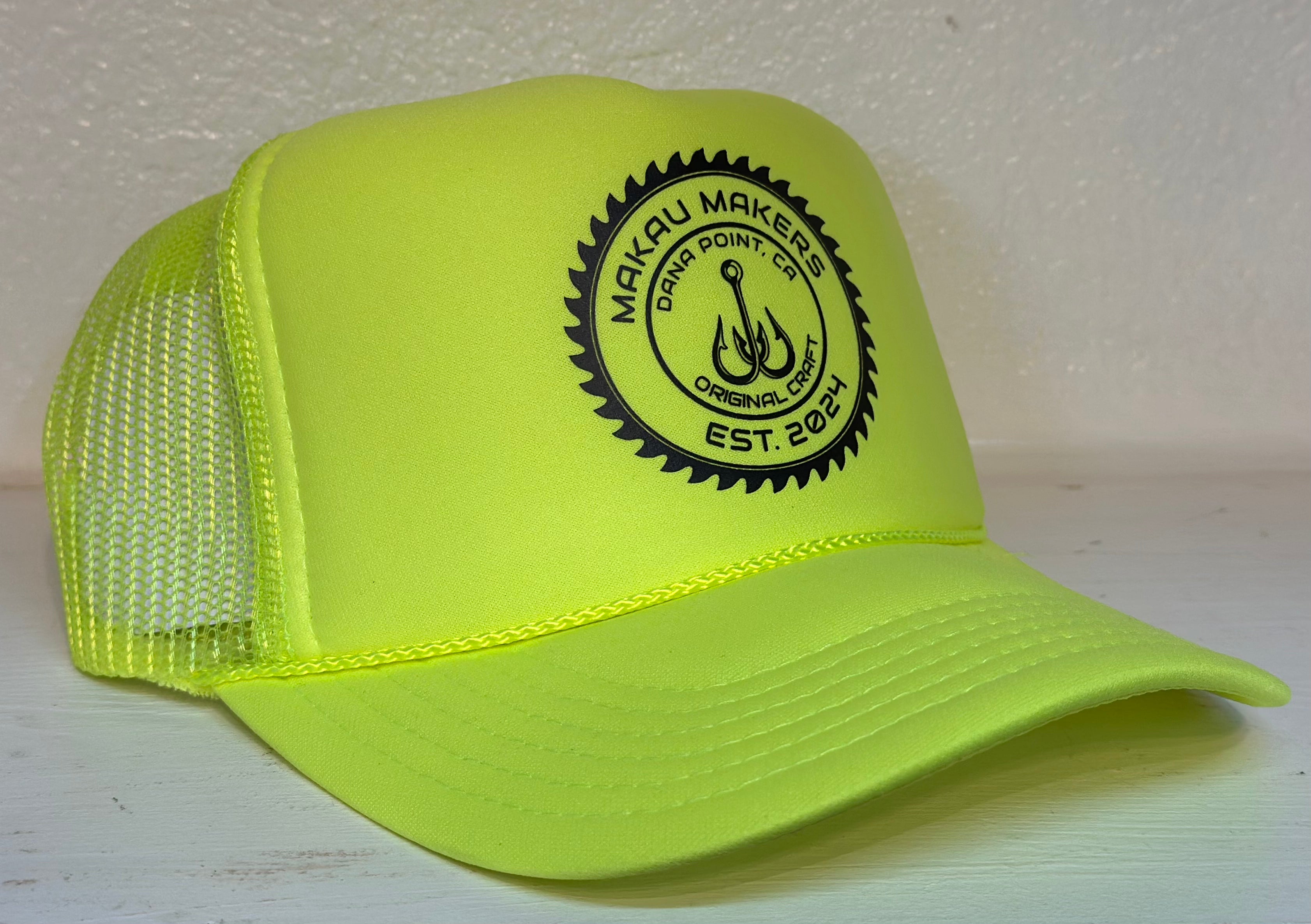 SAFETY YELLOW TRUCKER HAT