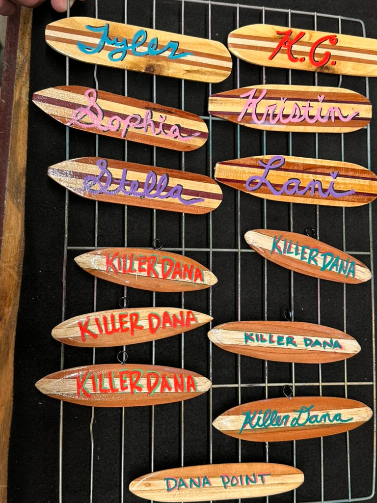 Mini Surfboard Magnets