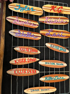 Mini Surfboard Magnets