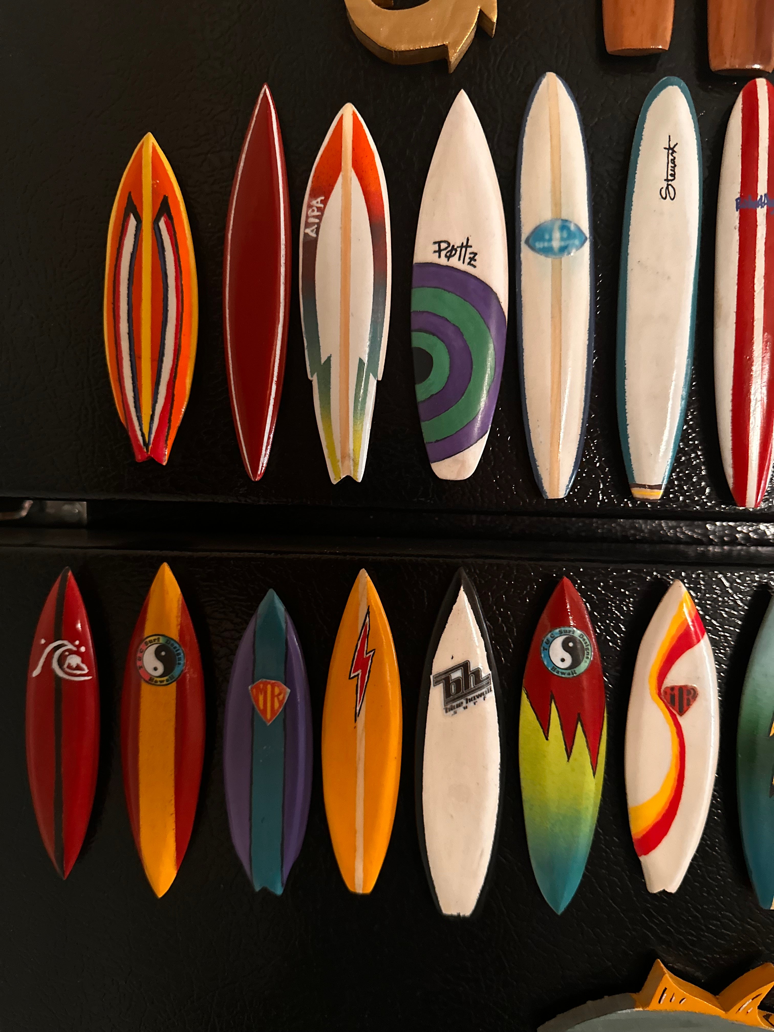 Mini Surfboard Magnets