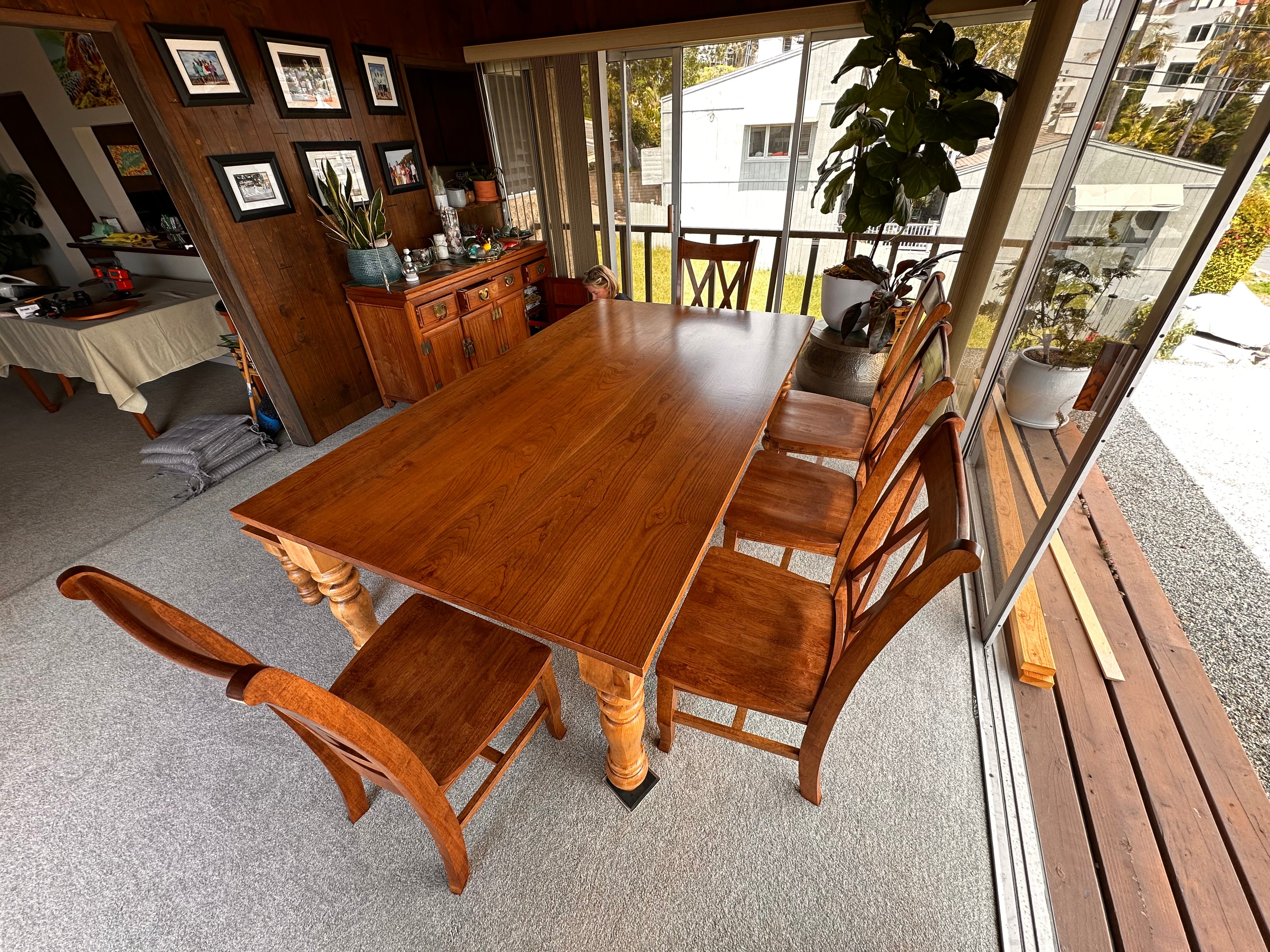 Chunky Legs Farmhouse Table